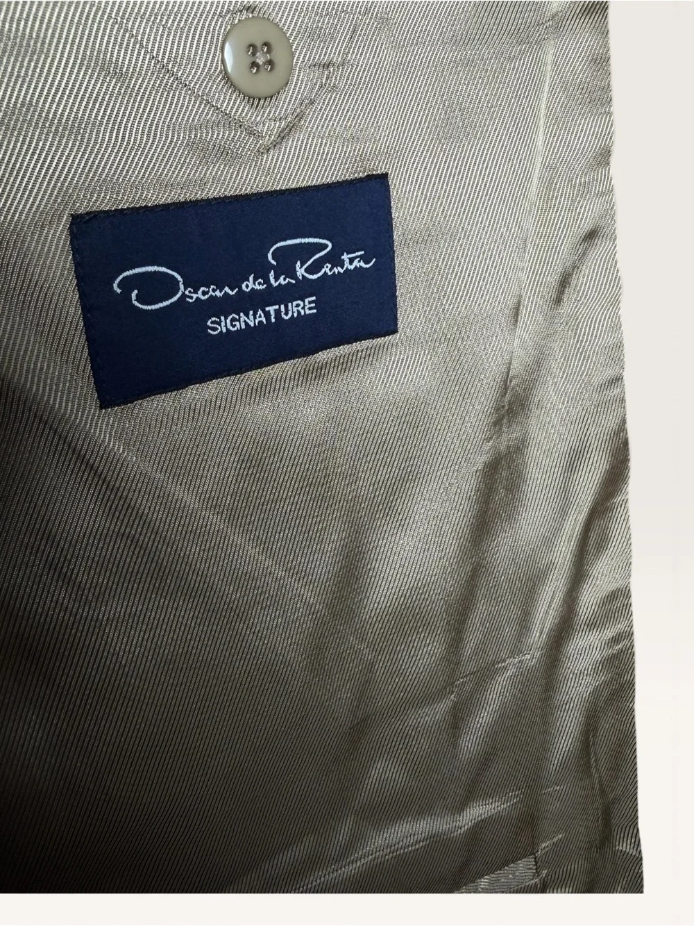 Vintage 1980/1990s Oscar de la Renta Brown Check  Sportcoat